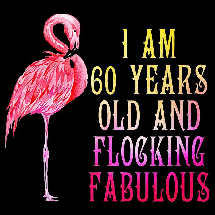 Funny 60th Birthday Pink Watercolor Flamingo 60 Year Mug