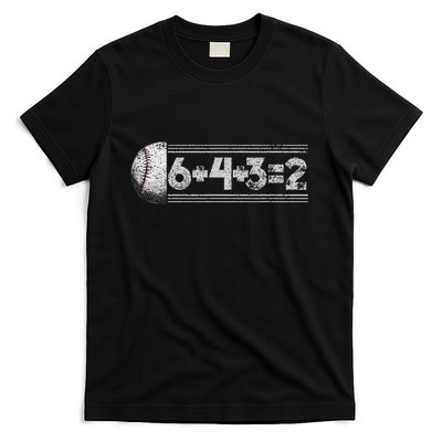 Funny 6+4+3=2 Baseball T-Shirt