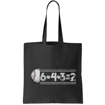 Funny 6+4+3=2 Baseball Bag