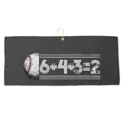 Funny 6+4+3=2 Baseball Large Microfiber Waffle Golf Towel