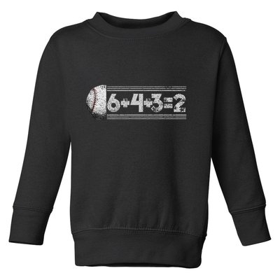 Funny 6+4+3=2 Baseball Toddler Sweatshirt