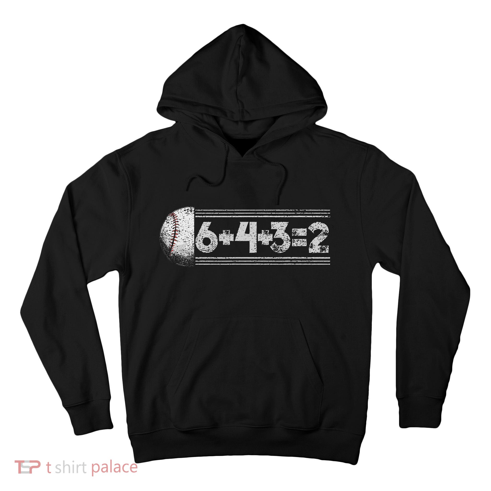 Funny 6+4+3=2 Baseball Tall Hoodie