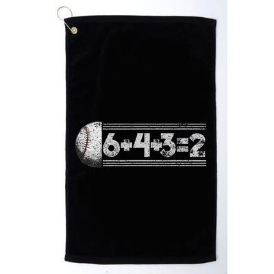 Funny 6+4+3=2 Baseball Golf Towel
