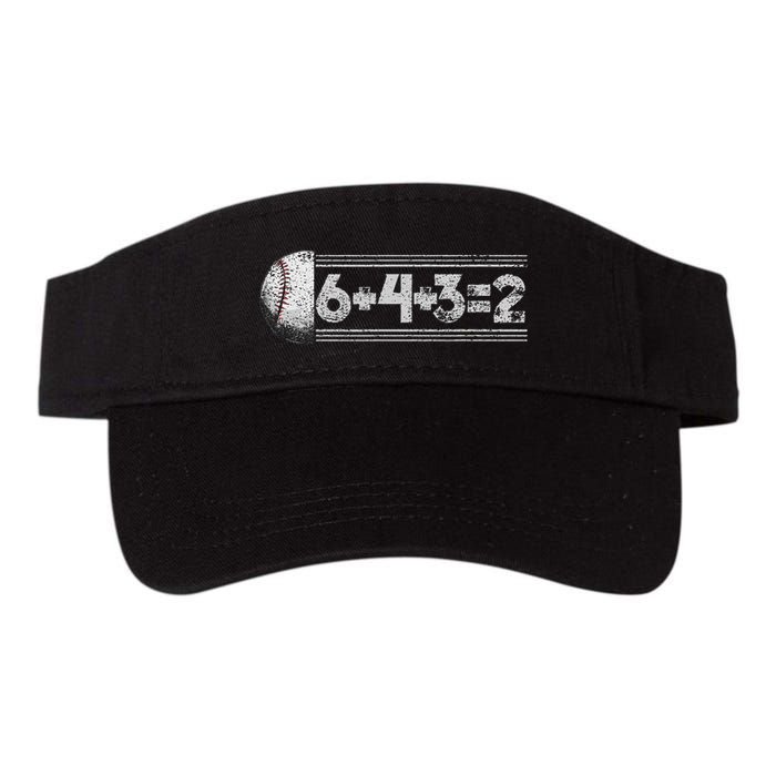 Funny 6+4+3=2 Baseball Visor