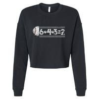 Funny 6+4+3=2 Baseball Cropped Pullover Crew