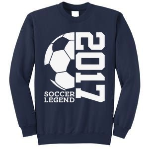 Football 6th Birthday Soccer Legend 2017 Sweatshirt