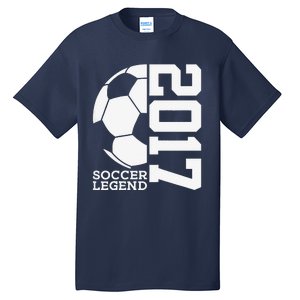 Football 6th Birthday Soccer Legend 2017 Tall T-Shirt