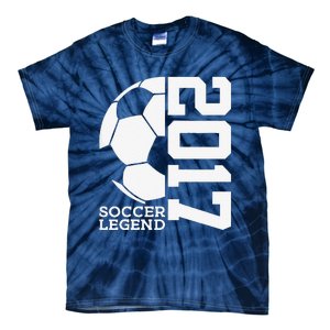 Football 6th Birthday Soccer Legend 2017 Tie-Dye T-Shirt