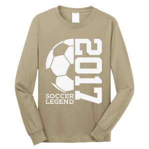 Football 6th Birthday Soccer Legend 2017 Long Sleeve Shirt