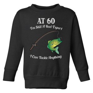 Funny 60th Birthday Gift 60YearOld Fisherman Fishing Toddler Sweatshirt