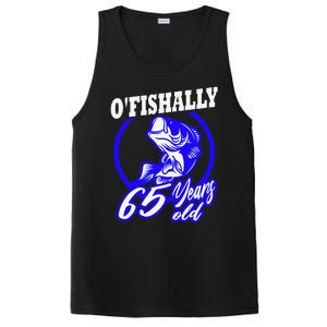 Funny 65th Birthday Fishing Fisherman 65 Years Old Gift PosiCharge Competitor Tank