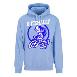 Funny 65th Birthday Fishing Fisherman 65 Years Old Gift Unisex Surf Hoodie