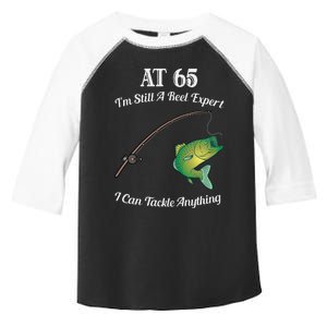 Funny 65th Birthday Gift 65YearOld Fisherman Fishing Toddler Fine Jersey T-Shirt