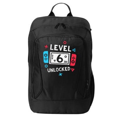 Funny 6th Birthday Level 6 Unlocked Video Game Party City Backpack