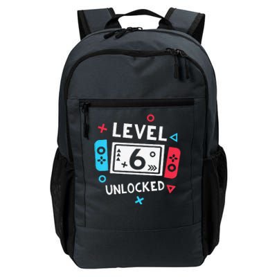 Funny 6th Birthday Level 6 Unlocked Video Game Party Daily Commute Backpack