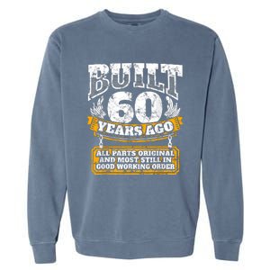 Funny 60th Birthday Bday Gift Saying Age 60 Year Joke Garment-Dyed Sweatshirt