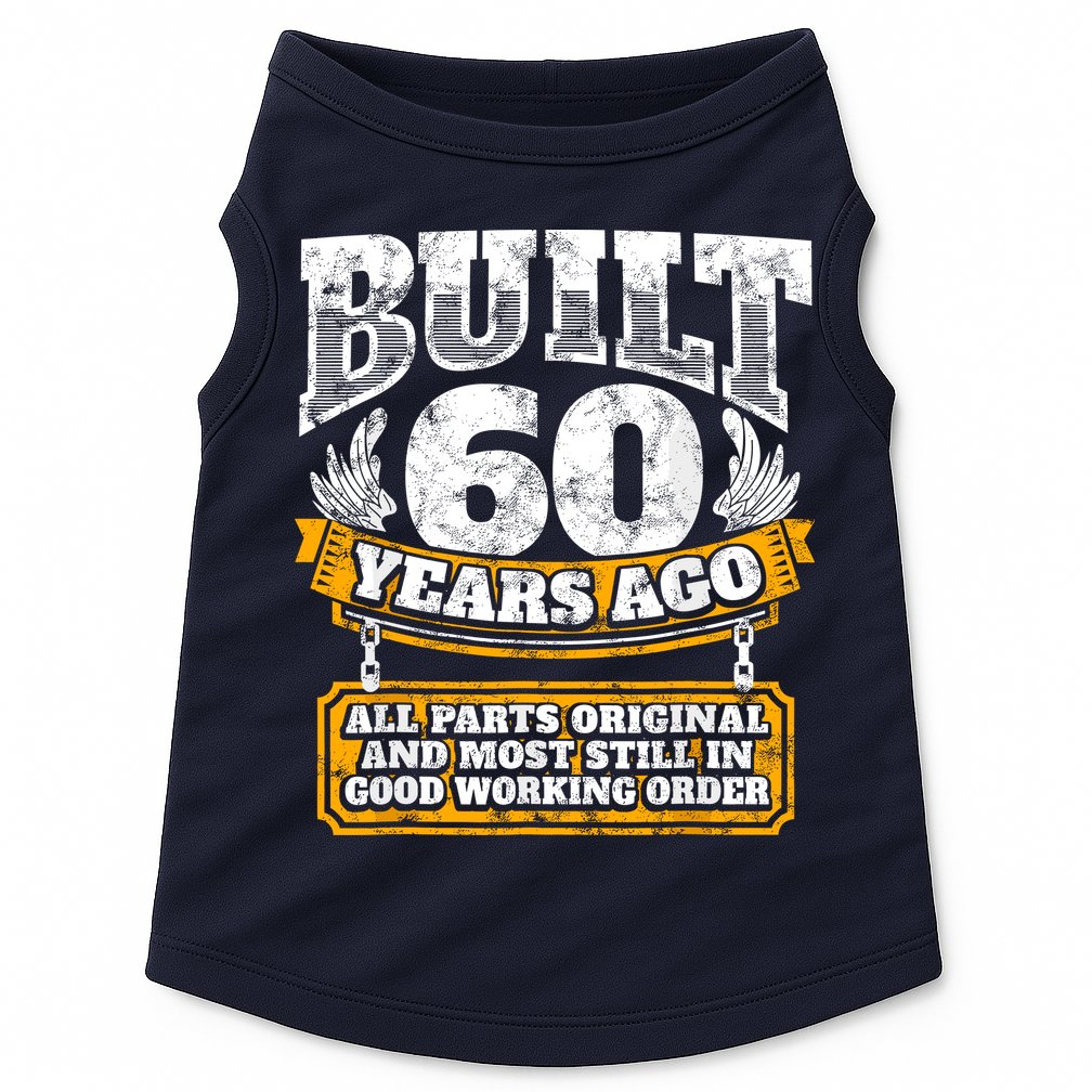 Funny 60th Birthday Bday Gift Saying Age 60 Year Joke Doggie Tank