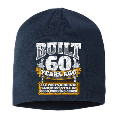 Funny 60th Birthday Bday Gift Saying Age 60 Year Joke Sustainable Beanie