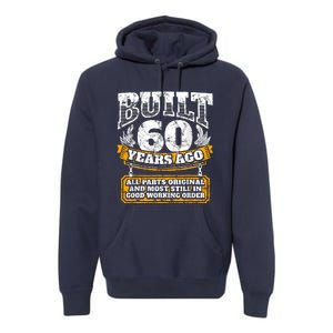 Funny 60th Birthday Bday Gift Saying Age 60 Year Joke Premium Hoodie