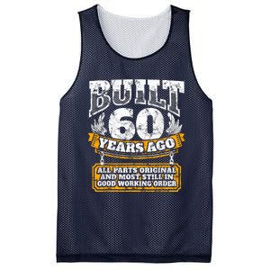 Funny 60th Birthday Bday Gift Saying Age 60 Year Joke Mesh Reversible Basketball Jersey Tank