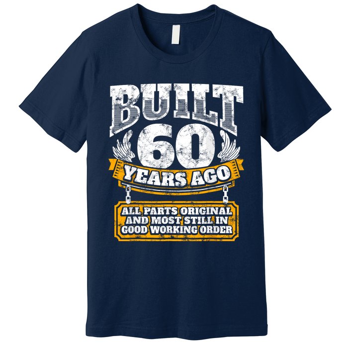 Funny 60th Birthday Bday Gift Saying Age 60 Year Joke Premium T-Shirt