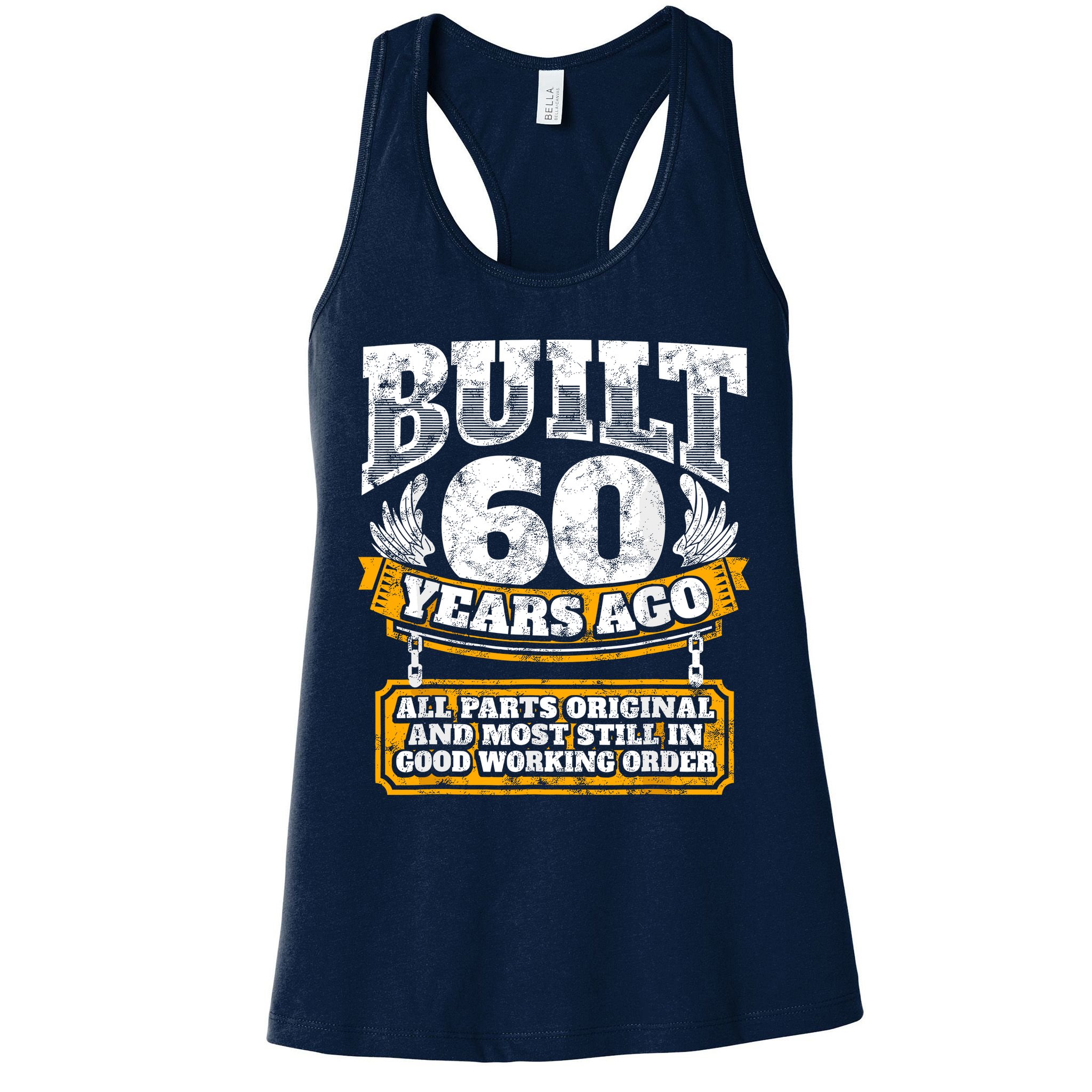 Funny 60th Birthday Bday Gift Saying Age 60 Year Joke Womens Tank Top