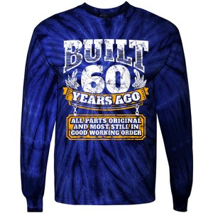 Funny 60th Birthday Bday Gift Saying Age 60 Year Joke Tie-Dye Long Sleeve Shirt