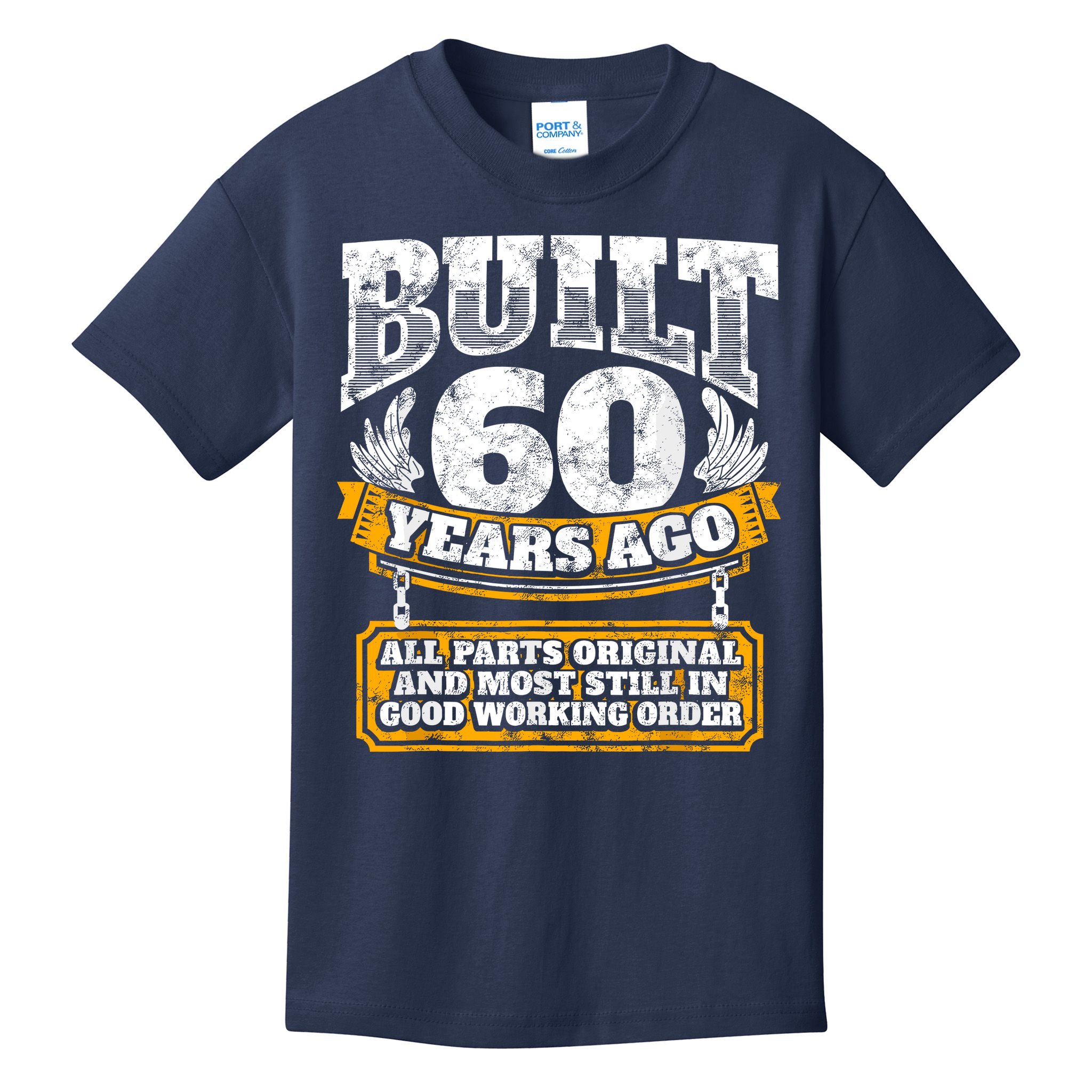 Funny 60th Birthday Bday Gift Saying Age 60 Year Joke Kids T-Shirt