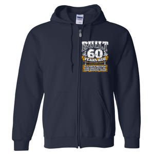 Funny 60th Birthday Bday Gift Saying Age 60 Year Joke Full Zip Hoodie