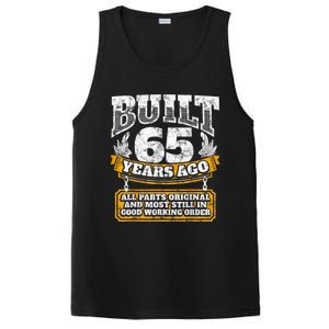 Funny 65th Birthday Shirt B-Day Gift Saying Age 65 Year Joke PosiCharge Competitor Tank