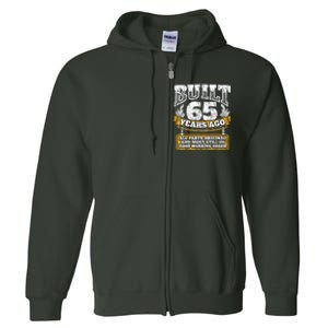 Funny 65th Birthday Shirt B-Day Gift Saying Age 65 Year Joke Full Zip Hoodie