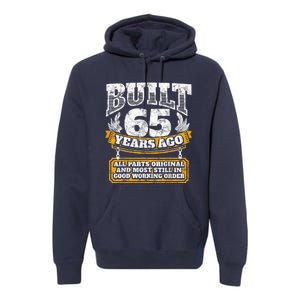 Funny 65th Birthday Shirt B-Day Gift Saying Age 65 Year Joke Premium Hoodie