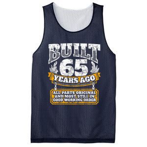 Funny 65th Birthday Shirt B-Day Gift Saying Age 65 Year Joke Mesh Reversible Basketball Jersey Tank