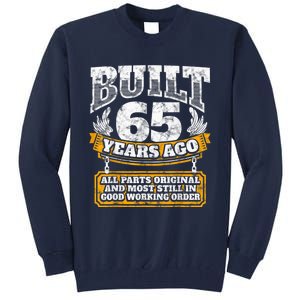 Funny 65th Birthday Shirt B-Day Gift Saying Age 65 Year Joke Tall Sweatshirt