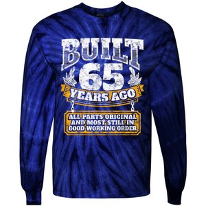 Funny 65th Birthday Shirt B-Day Gift Saying Age 65 Year Joke Tie-Dye Long Sleeve Shirt