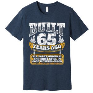 Funny 65th Birthday Shirt B-Day Gift Saying Age 65 Year Joke Premium T-Shirt