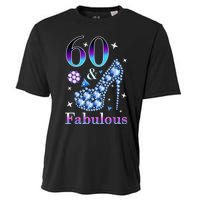 Fun 60th Birthday Fabulous Lady Gift Design Cooling Performance Crew T-Shirt