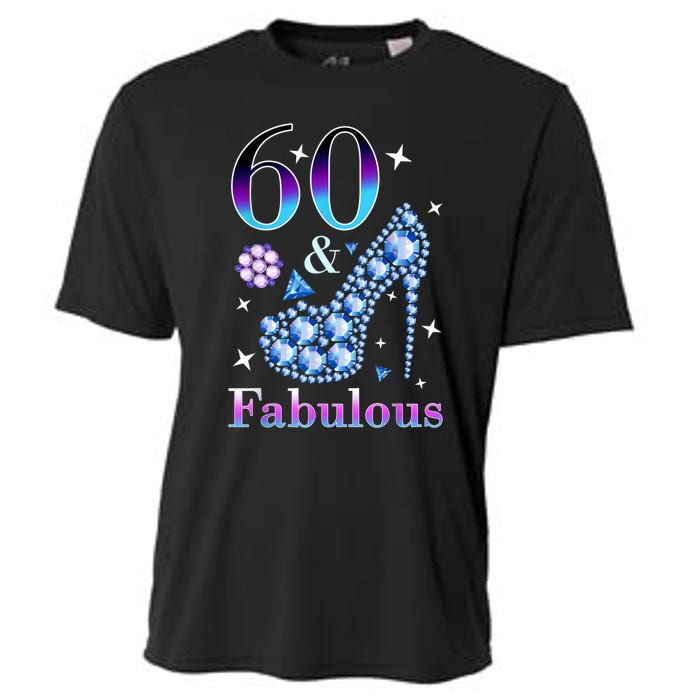 Fun 60th Birthday Fabulous Lady Gift Design Cooling Performance Crew T-Shirt