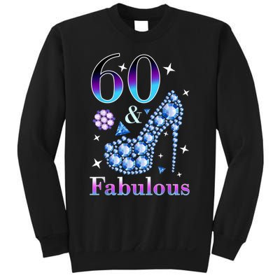 Fun 60th Birthday Fabulous Lady Gift Design Sweatshirt