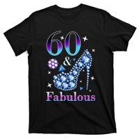 Fun 60th Birthday Fabulous Lady Gift Design T-Shirt