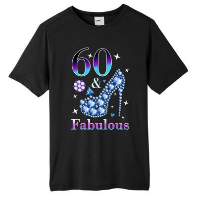 Fun 60th Birthday Fabulous Lady Gift Design Tall Fusion ChromaSoft Performance T-Shirt