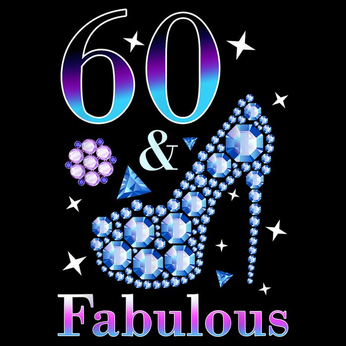 Fun 60th Birthday Fabulous Lady Gift Design Womens Tank Top