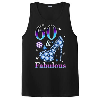 Fun 60th Birthday Fabulous Lady Gift Design PosiCharge Competitor Tank