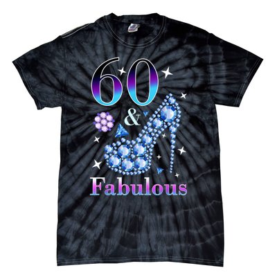 Fun 60th Birthday Fabulous Lady Gift Design Tie-Dye T-Shirt