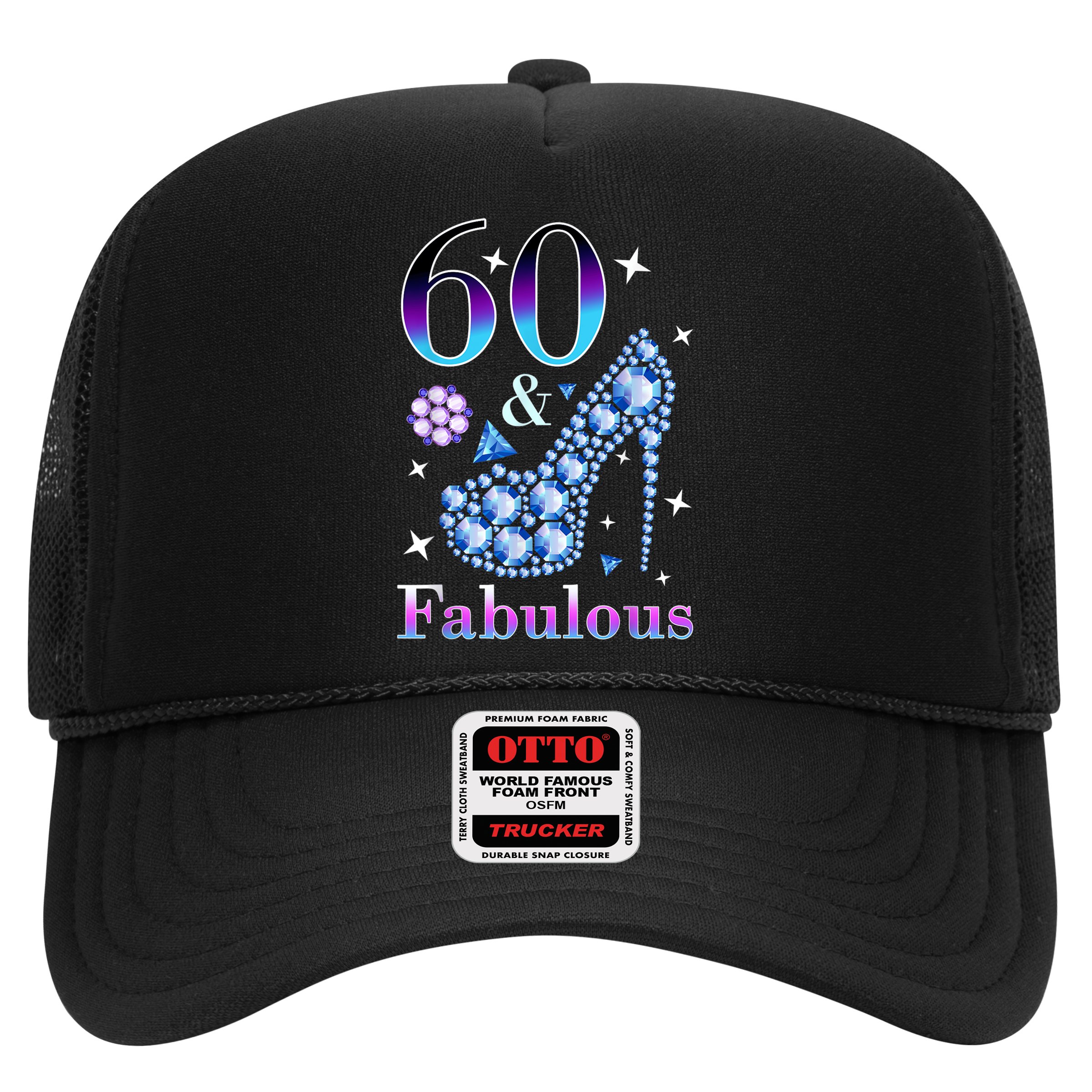 Fun 60th Birthday Fabulous Lady Gift Design Hat