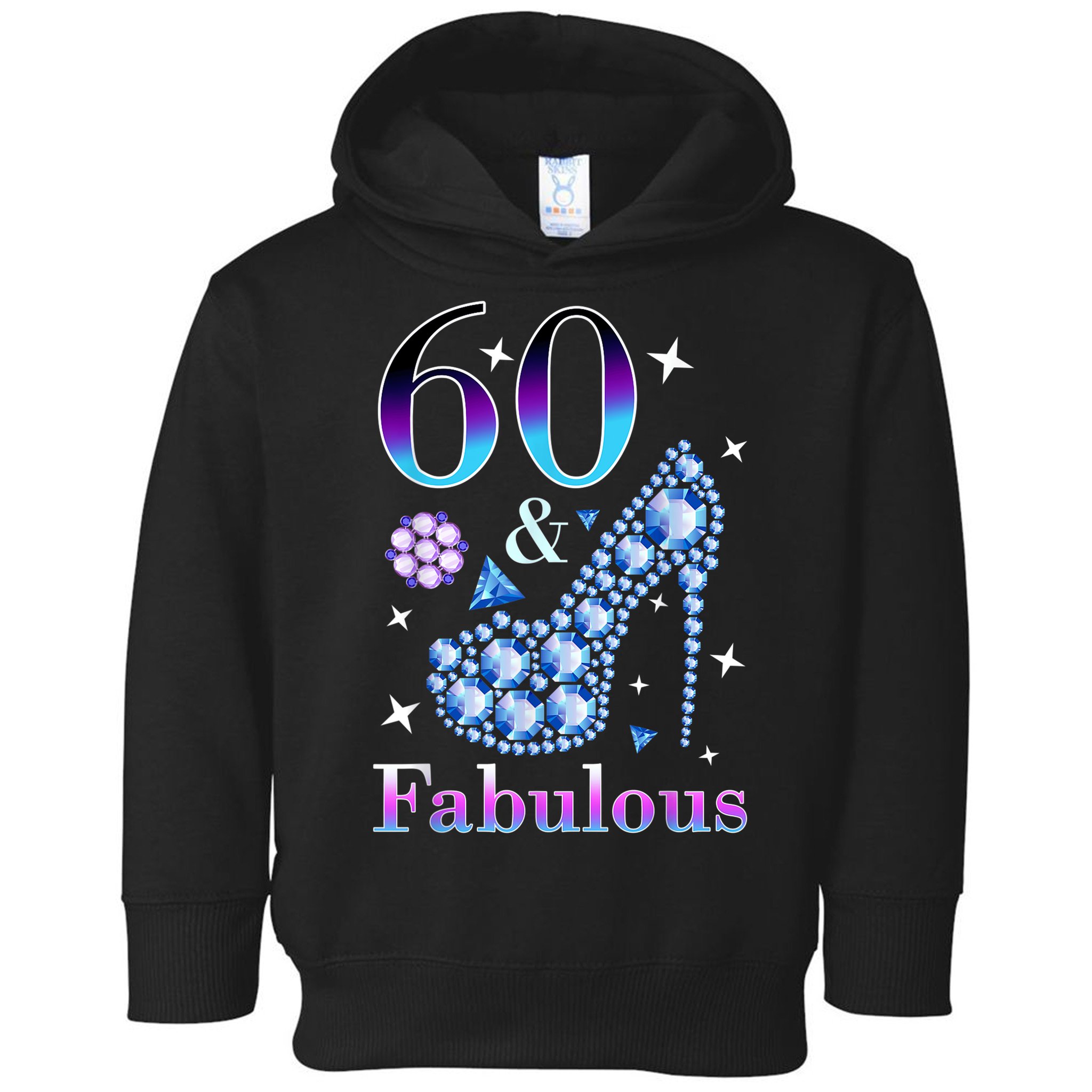 Fun 60th Birthday Fabulous Lady Gift Design Toddler Hoodie