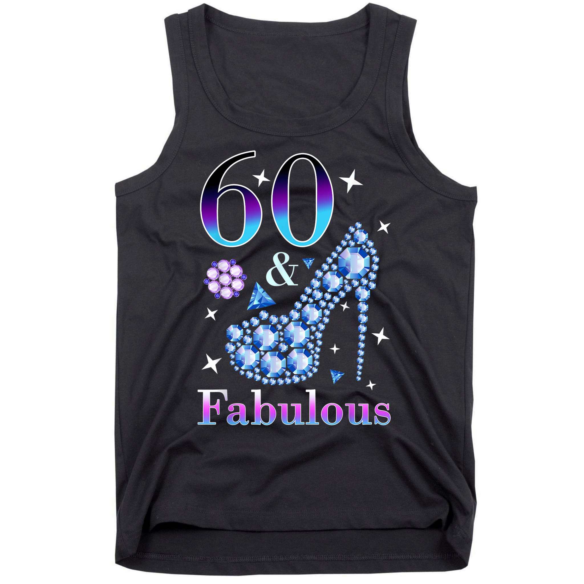Fun 60th Birthday Fabulous Lady Gift Design Tank Top