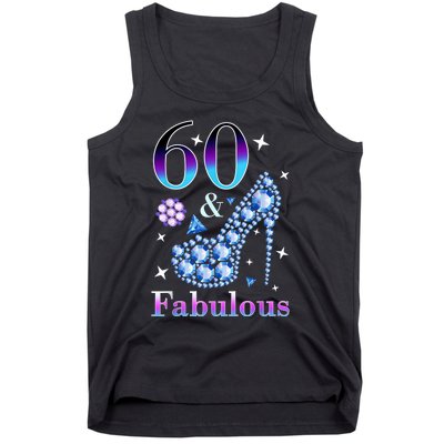 Fun 60th Birthday Fabulous Lady Gift Design Tank Top