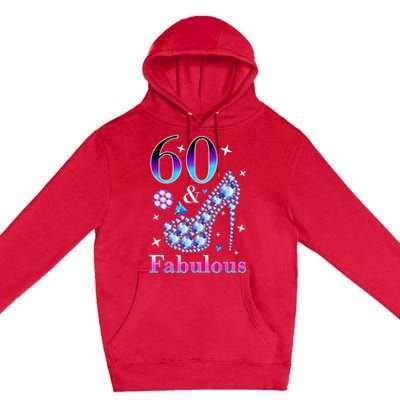 Fun 60th Birthday Fabulous Lady Gift Design Premium Pullover Hoodie