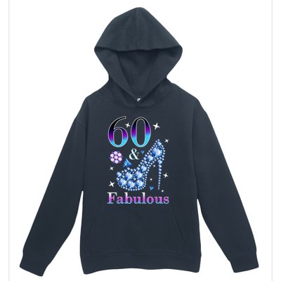 Fun 60th Birthday Fabulous Lady Gift Design Urban Pullover Hoodie